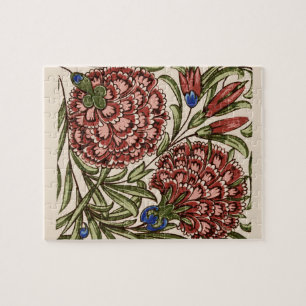 Anjlier Bloem Tegel Antieke Kunst Legpuzzel