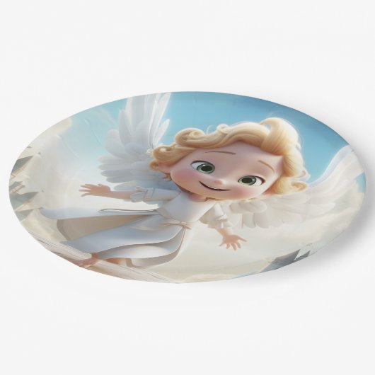 Anjo Feliz Papieren Bordje (Gekanteld)
