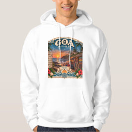 Anjuna strand Goa op zijn best Hoodie