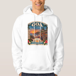Anjuna strand Goa op zijn best Hoodie