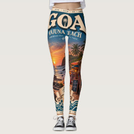 Anjuna strand Goa op zijn best Leggings