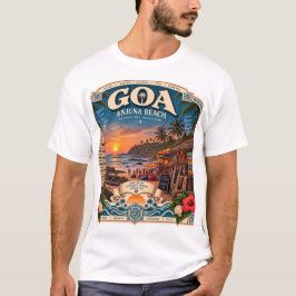 Anjuna strand Goa op zijn best T-shirt