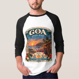 Anjuna strand Goa op zijn best T-shirt