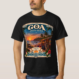 Anjuna strand Goa op zijn best T-shirt