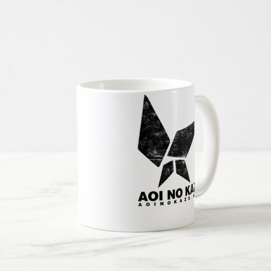 ANK Grunge Black Koffiemok (Voorkant rechts)