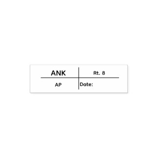ANK-stempel Zelfinktende Stempel