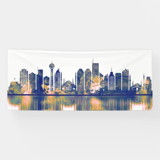 Ankara Skyline Spandoek (Horizontaal)