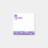 Ankara stof ontwerp post het merkt op post-it® notes (Voorkant)