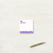 Ankara stof ontwerp post het merkt op post-it® notes (Op bureau)