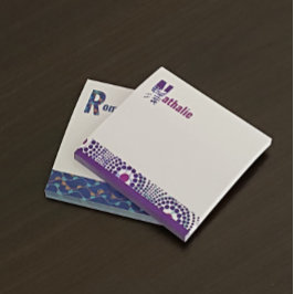 Ankara stof ontwerp post het merkt op post-it® notes