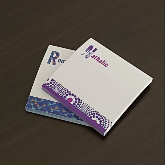 Ankara stof ontwerp post het merkt op post-it® notes