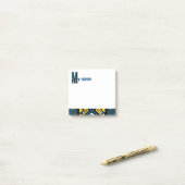 Ankara stof ontwerp post het merkt op post-it® notes (Op bureau)