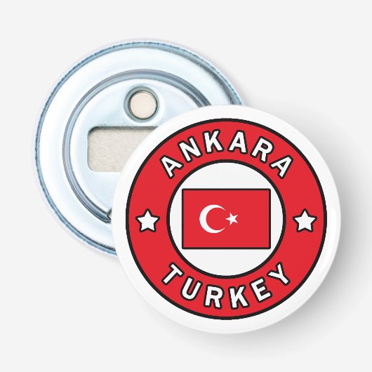 Ankara Turkey Button Flesopener (Voorkant)