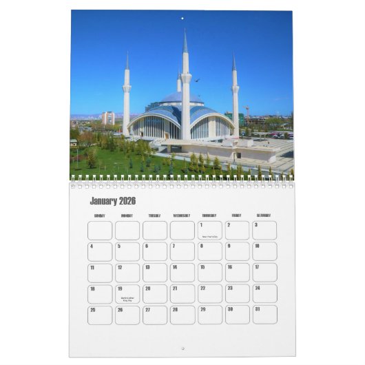Ankara-Turkey Calendar Kalender (Jan 2026)
