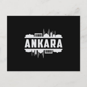 Ankara Turkey City Skyline Cityscape Funny Gift Briefkaart