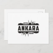 Ankara Turkey City Skyline Cityscape Gift Idea Briefkaart (Voorkant / Achterkant)