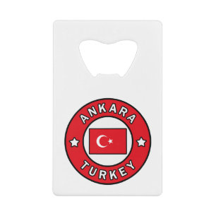 Ankara Turkey Creditkaart Flessenopener