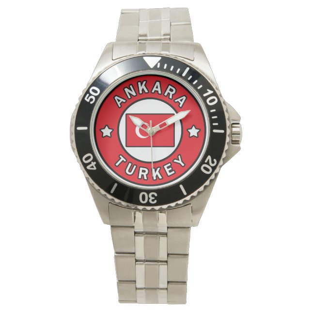 Ankara Turkey Horloge (Voorkant)