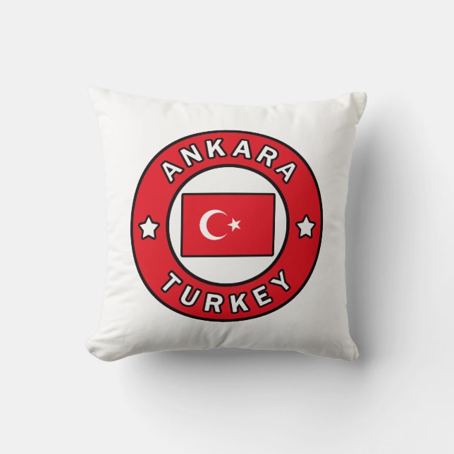 Ankara Turkey Kussen (Voorkant)