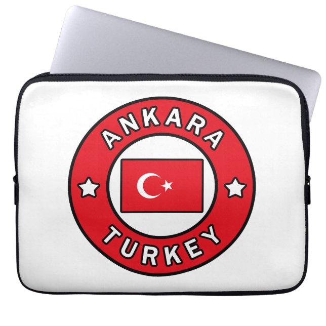 Ankara Turkey Laptop Sleeve (Voorkant)