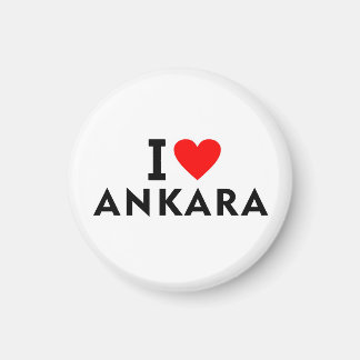 Ankara Turkey love city heart like travel Magneet