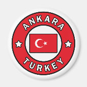 Ankara Turkey Magneet (Voorkant)
