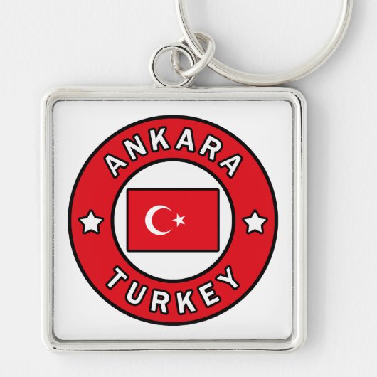 Ankara Turkey Sleutelhanger (Voorkant)