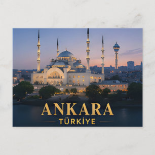✈️ Ankara Turkije Reis Geschenk 🕌 Briefkaart