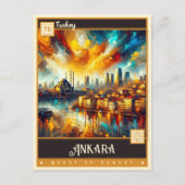 Ankara, Turkije |  schilderij Briefkaart (Voorkant)
