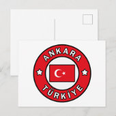 Ankara Türkiye Briefkaart (Voorkant / Achterkant)
