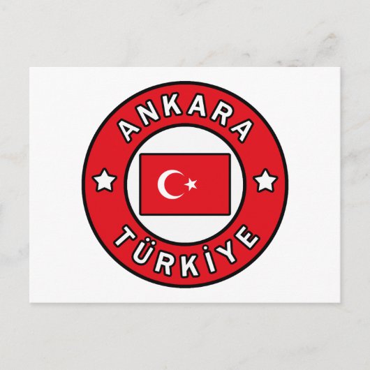 Ankara Türkiye Briefkaart (Voorkant)