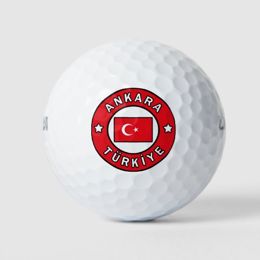 Ankara Türkiye Golfballen (Voorkant)