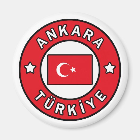 Ankara Türkiye Magneet (Voorkant)