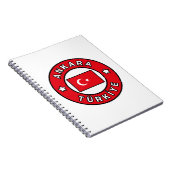 Ankara Türkiye Notitieboek (Rechterzijde)