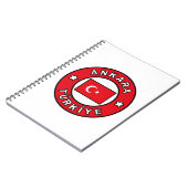Ankara Türkiye Notitieboek (Linkerzijde)
