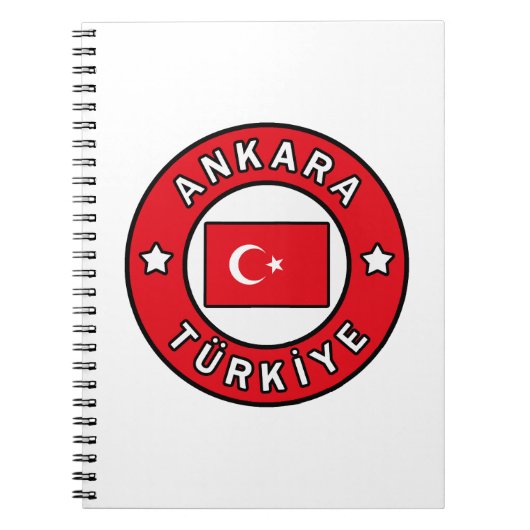 Ankara Türkiye Notitieboek (Voorkant)