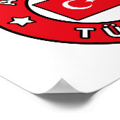 Ankara Türkiye Poster (Hoek)