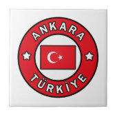 Ankara Türkiye Tegeltje (Voorkant)