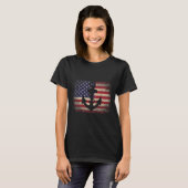 Anker 4 juli Gift Amerikaanse vlag - Boot Saili T-shirt (Voorkant volledig)