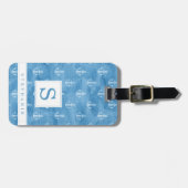 Anker Achtergrond Bagage Label (Voorkant horizontaal)