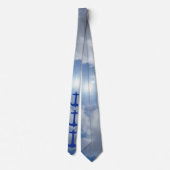 Anker blauw + je achtergrond & ideeën stropdas (Achterkant)