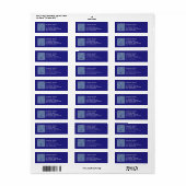 anker blauw-nautisch etiket (Full Sheet)