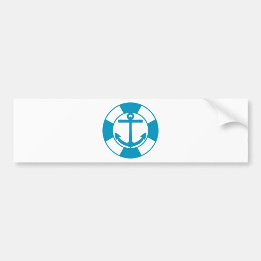Anker Bumpersticker (Voorkant)