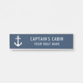  Anker Captain's Cabin Uw Bootnaam Deurbordje (Voorkant)