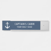  Anker Captain's Cabin Uw Bootnaam Deurbordje (Voorkant)