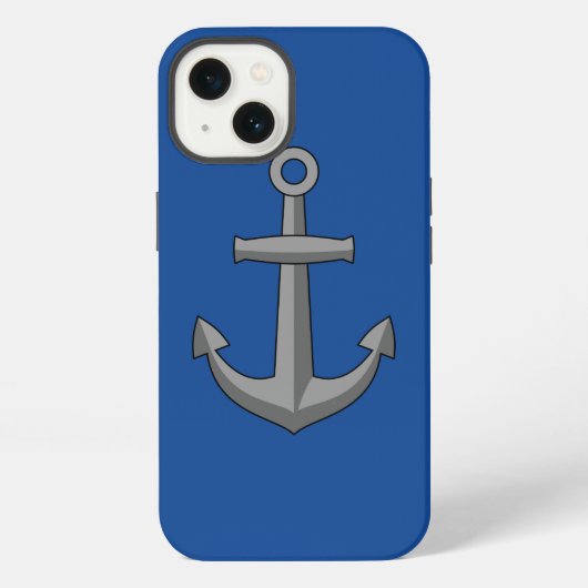 Anker Cartoon Boot iPhone Hoesje (Achterkant)