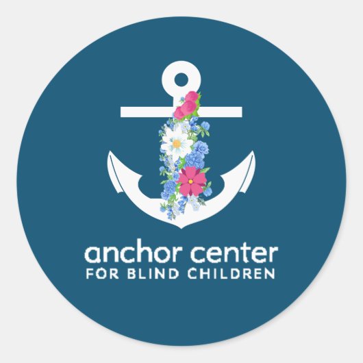 Anker Center Flowers Sticker (Voorkant)