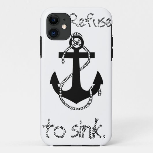 Anker Citaat Case-Mate iPhone Case (Achterkant)