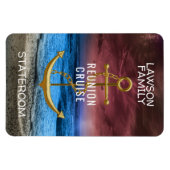 Anker Cruise Stateroom Cabine deur marker Reunion Magneet (Horizontaal)