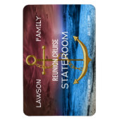 Anker Cruise Stateroom Deur Marker Familiereünie Magneet (Verticaal)